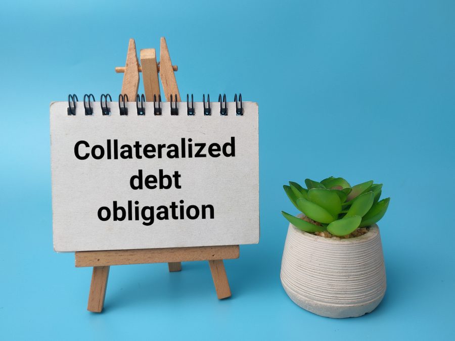 A notepad reading Collateralized debt obligation